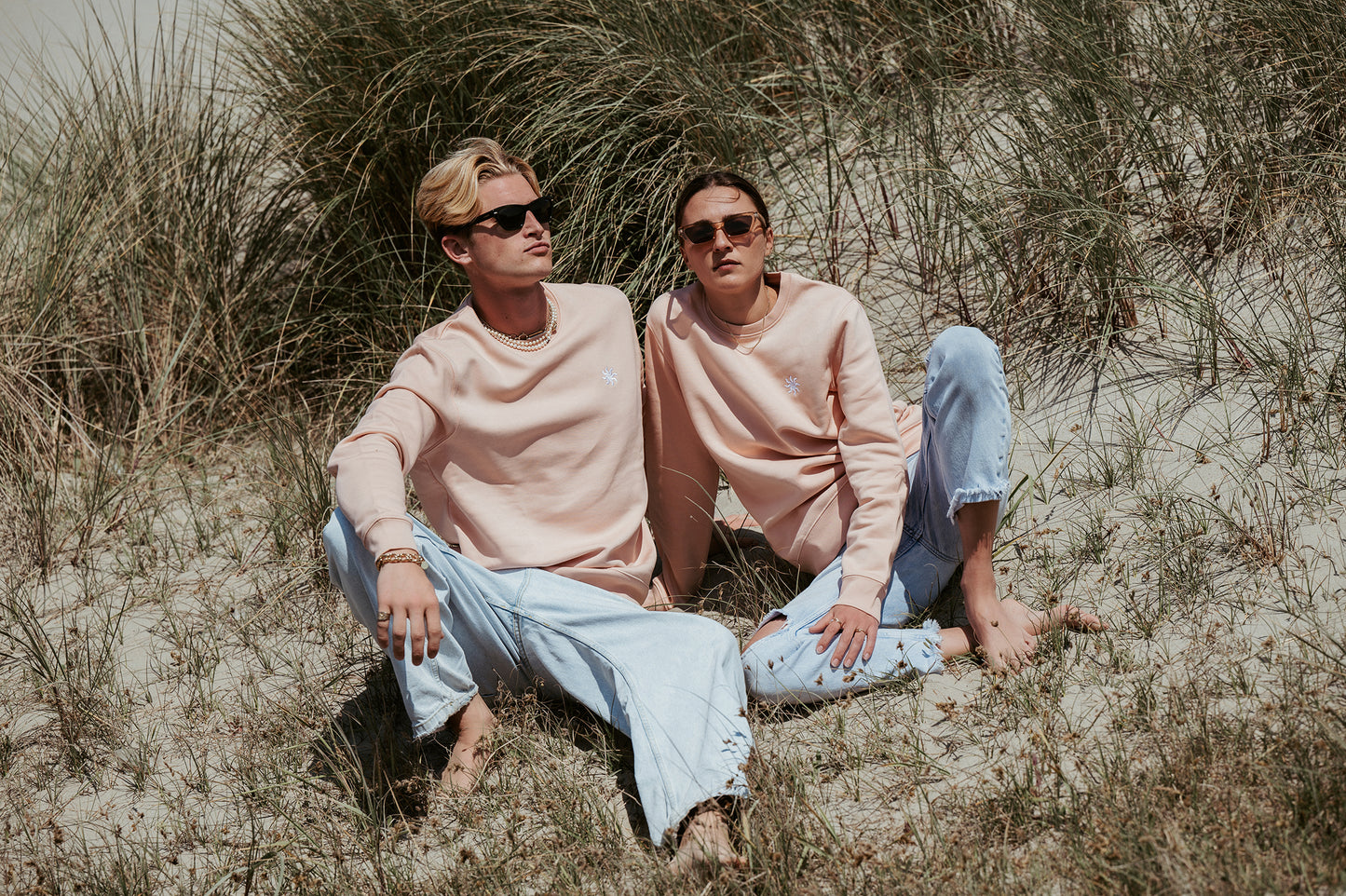 Ostend Beach - Peach Sweater