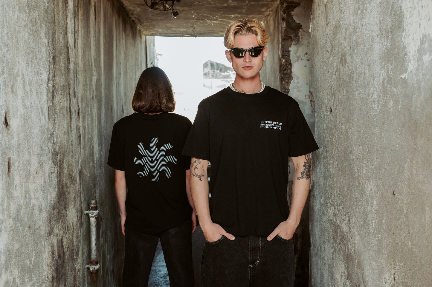 Ostend Beach - Reflective T-Shirt