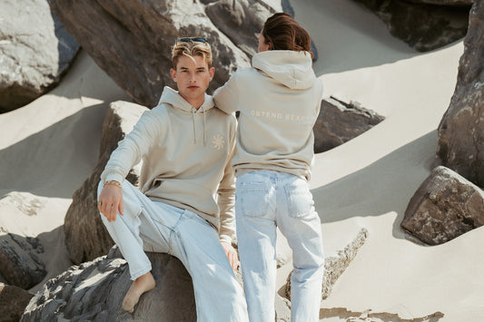 Ostend Beach - Desert Dust Hoodie