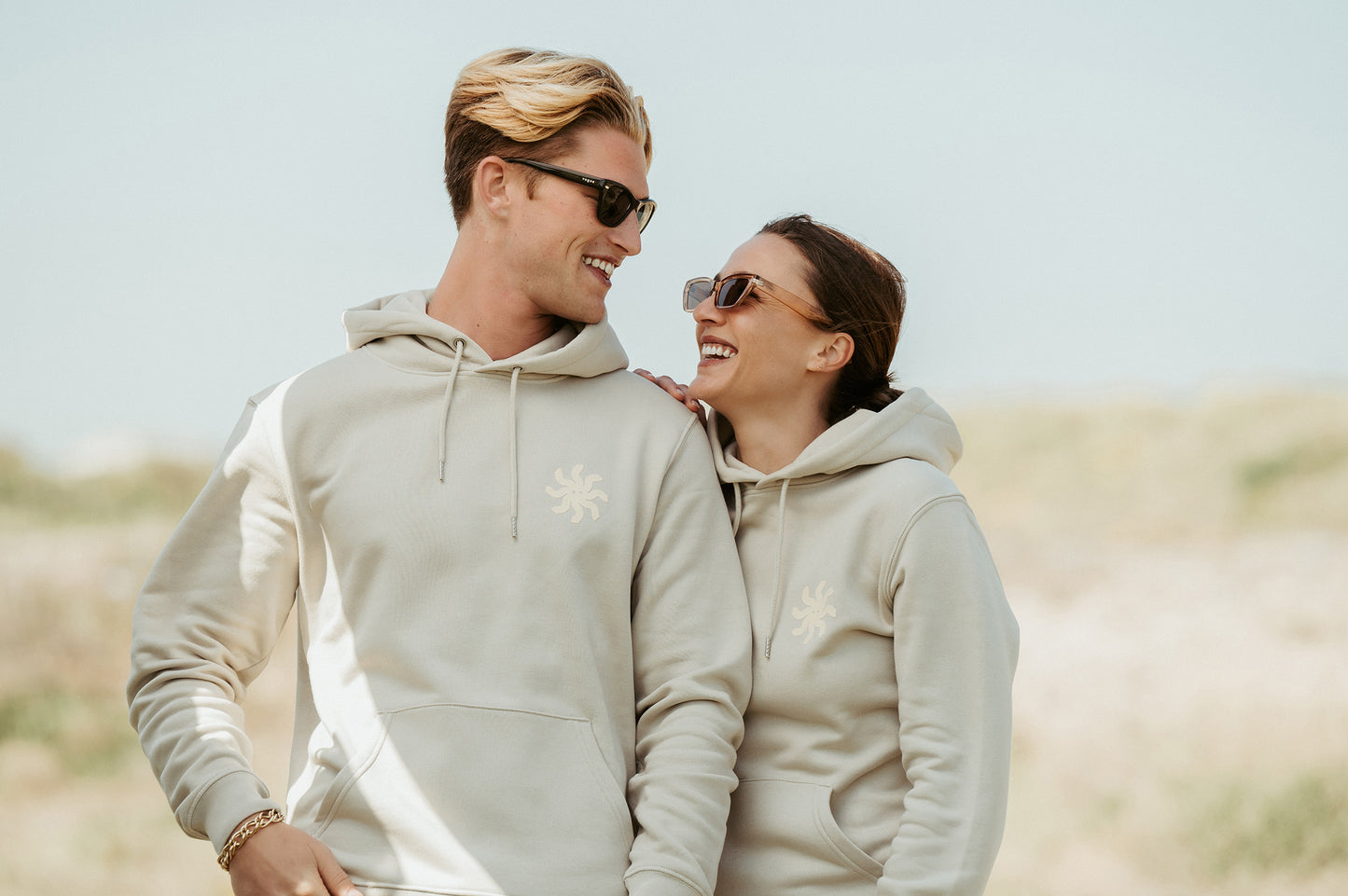 Ostend Beach - Desert Dust Hoodie